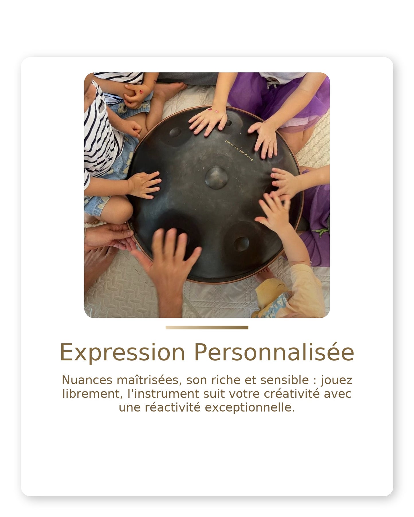 Handpan LYVOR 9/10/12 notes - Ré mineur